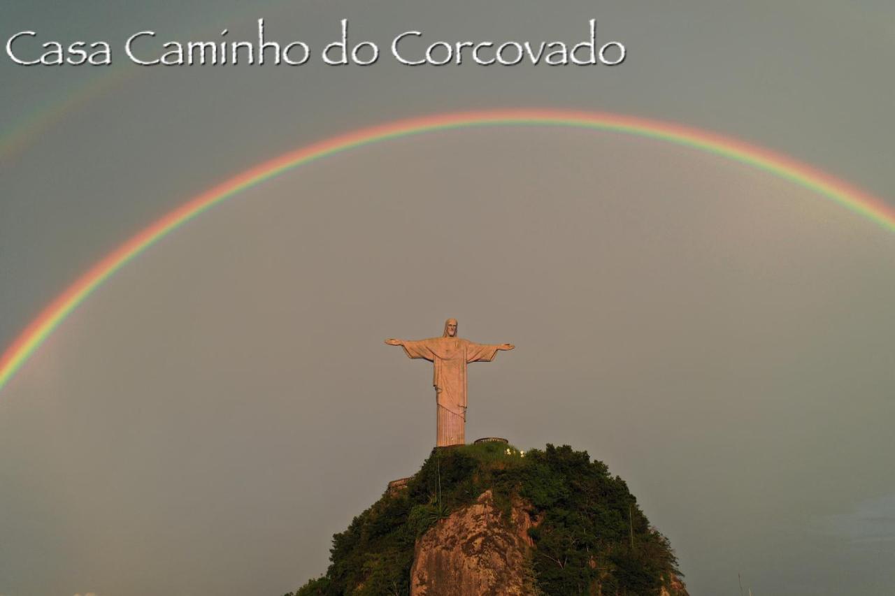Casa Caminho Do Corcovado Nearchrist Redeemer Statue Rio de Janeiro Buitenkant foto